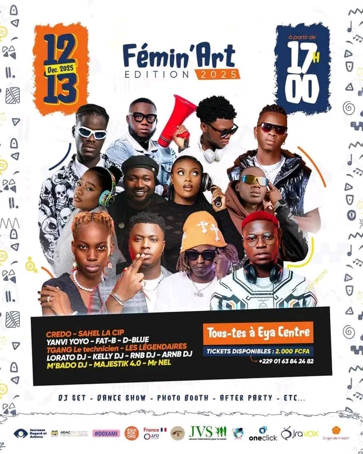 Fémin’Art 2025 : l’événement qui va électriser le Centre Eya de Lionel Talon les 12 et 13 décembre !