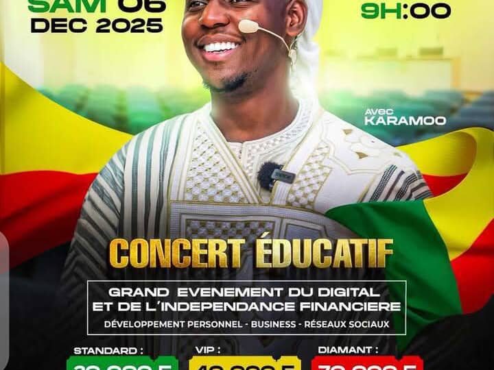 Concert Éducatif de Kaaramoo : le rendez-vous qui transforme la Vie des Entrepreneurs Africains