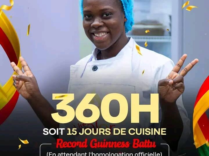 Marathon culinaire : Keith Sonon grave son nom et celui du  Bénin dans le Guinness World Records