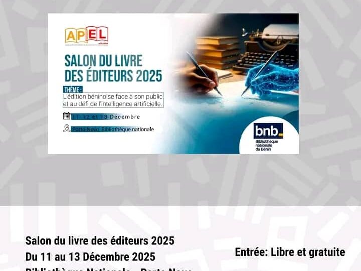 Salon du Livre des Éditeurs 2025 : quand l’édition béninoise défie l’ère de l’intelligence artificielle